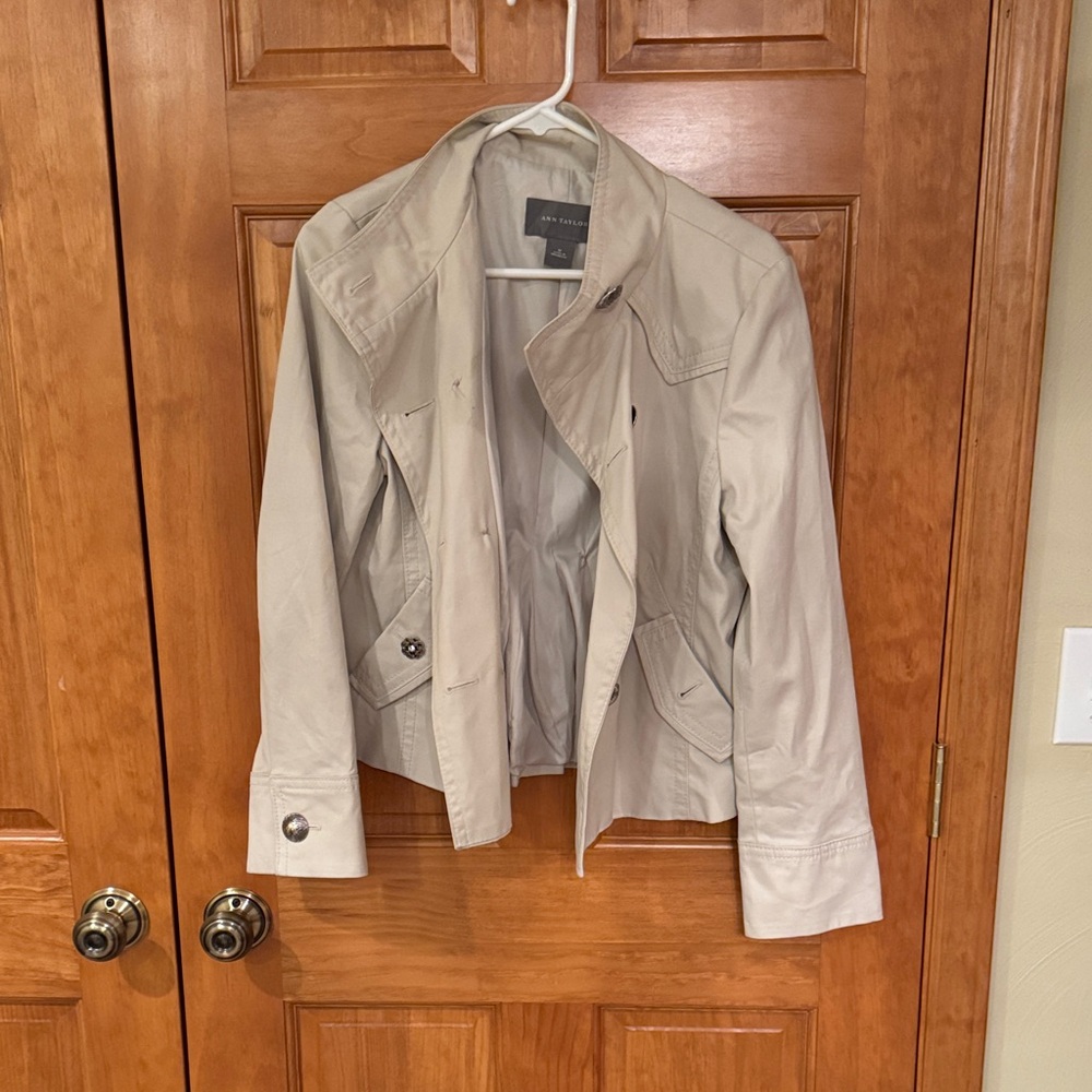 Ann Taylor Beige Trench Coat